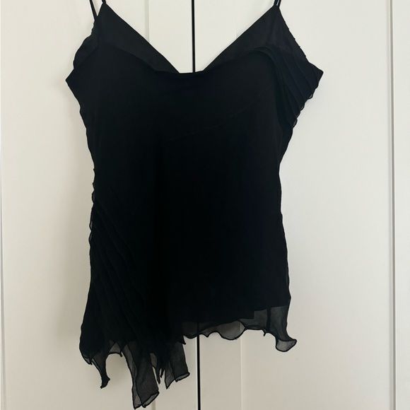 Y2K vintage Silk chiffon top - Picture 2 of 2